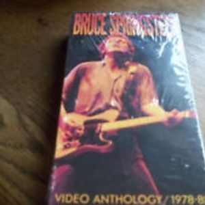 bruce springsteen video anthology 1978-1988  VHS - new jersey boss rosalita